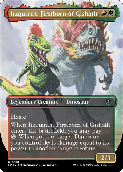 Itzquinth, Firstborn of Gishath (Borderless) (331) (The Lost Caverns of Ixalan)