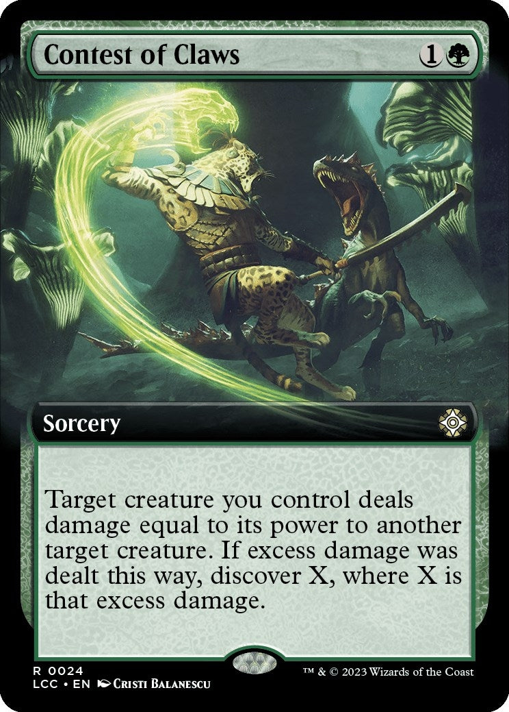 Contest of Claws (Extended Art) (24) (Commander: The Lost Caverns of Ixalan)