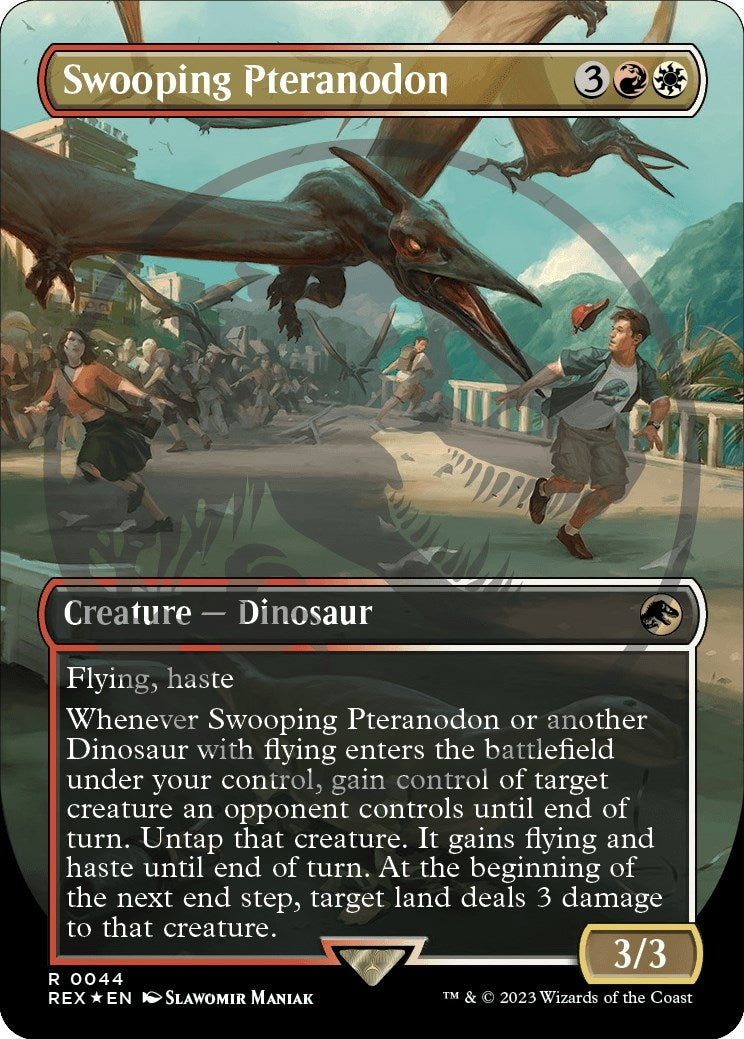 Swooping Pteranodon (Borderless) (Emblem) (44) (Universes Beyond: Jurassic World Collection)