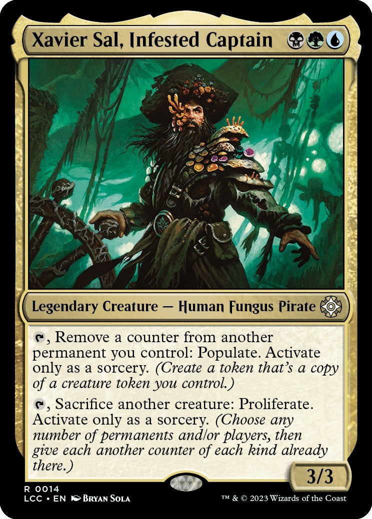 Xavier Sal, Infested Captain (14) (Commander: The Lost Caverns of Ixalan)