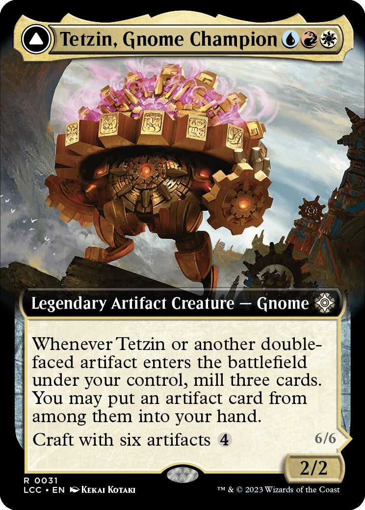 Tetzin, Gnome Champion (Extended Art) (31) (Commander: The Lost Caverns of Ixalan)