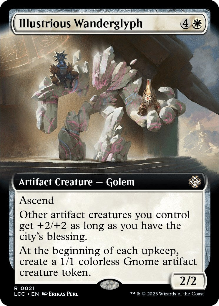 Illustrious Wanderglyph (Extended Art) (21) (Commander: The Lost Caverns of Ixalan)