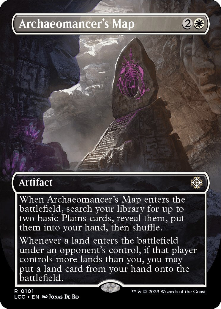Archaeomancer's Map (Borderless) (101) (Commander: The Lost Caverns of Ixalan)
