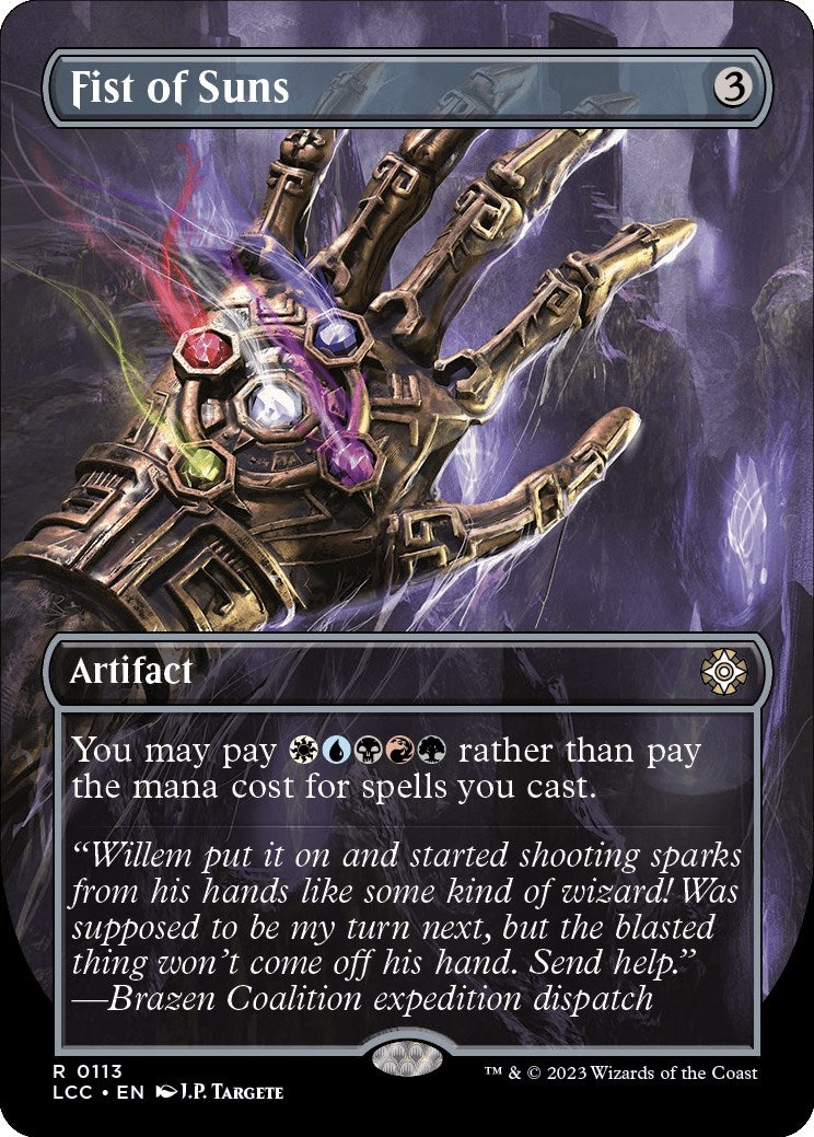 Fist of Suns (Borderless) (113) (Commander: The Lost Caverns of Ixalan)
