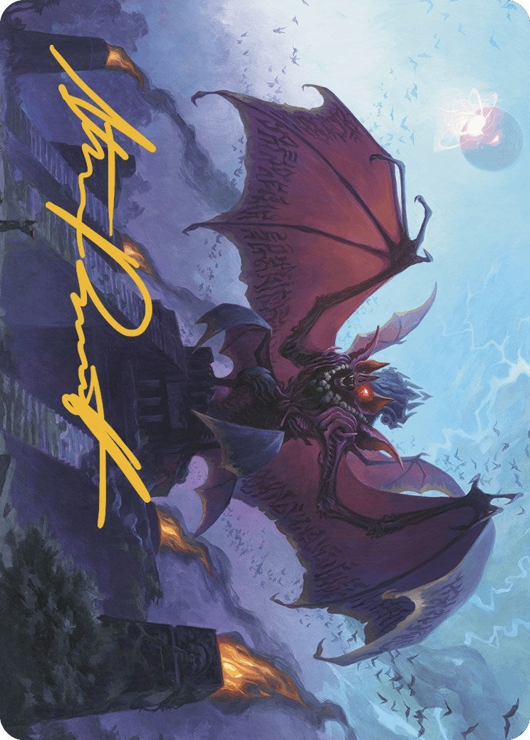 Aclazotz, Deepest Betrayal Art Card (Gold-Stamped Signature) (14) (Art Series: The Lost Caverns of Ixalan)