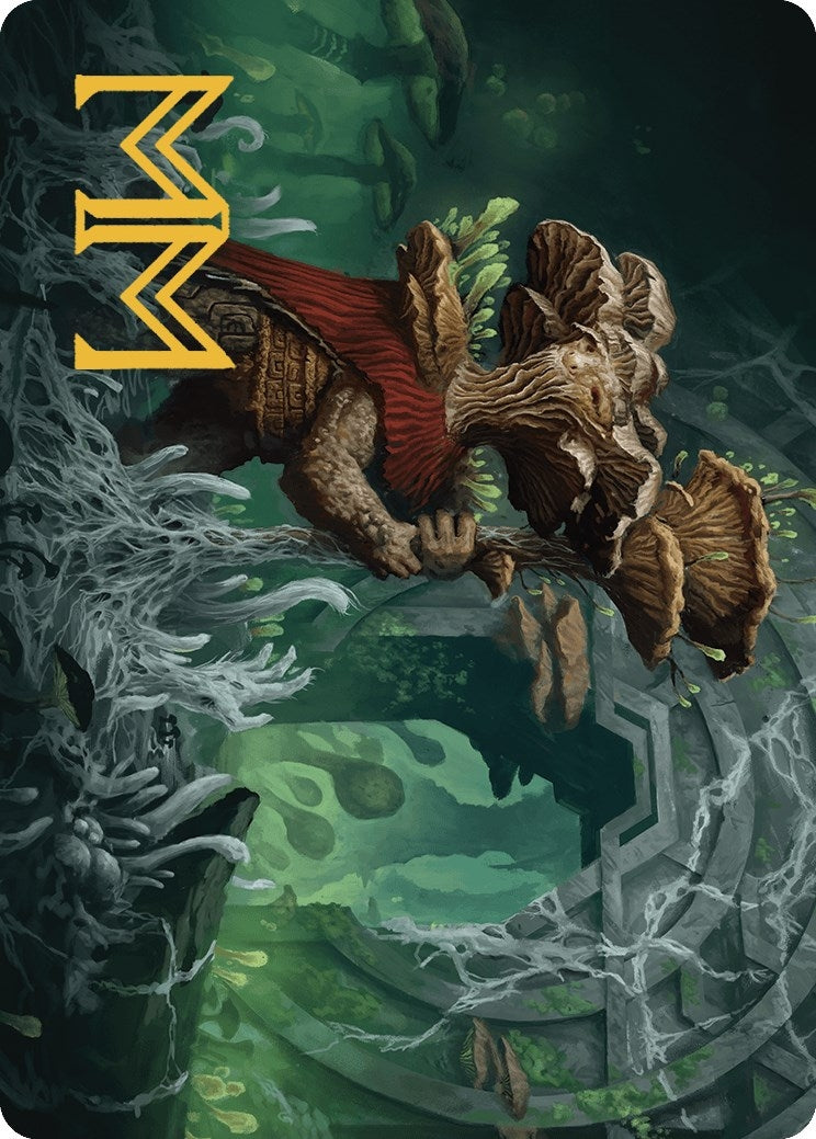 Tendril of the Mycotyrant Art Card (Gold-Stamped Signature) (31) (Art Series: The Lost Caverns of Ixalan)
