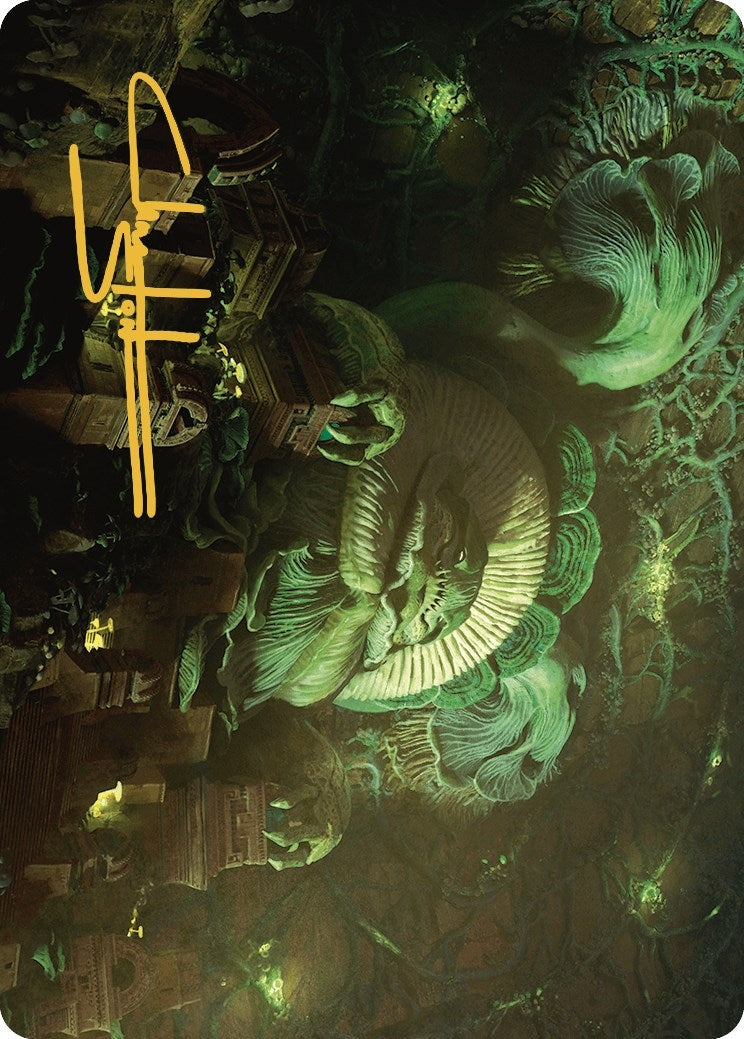 The Mycotyrant Art Card (Gold-Stamped Signature) (35) (Art Series: The Lost Caverns of Ixalan)
