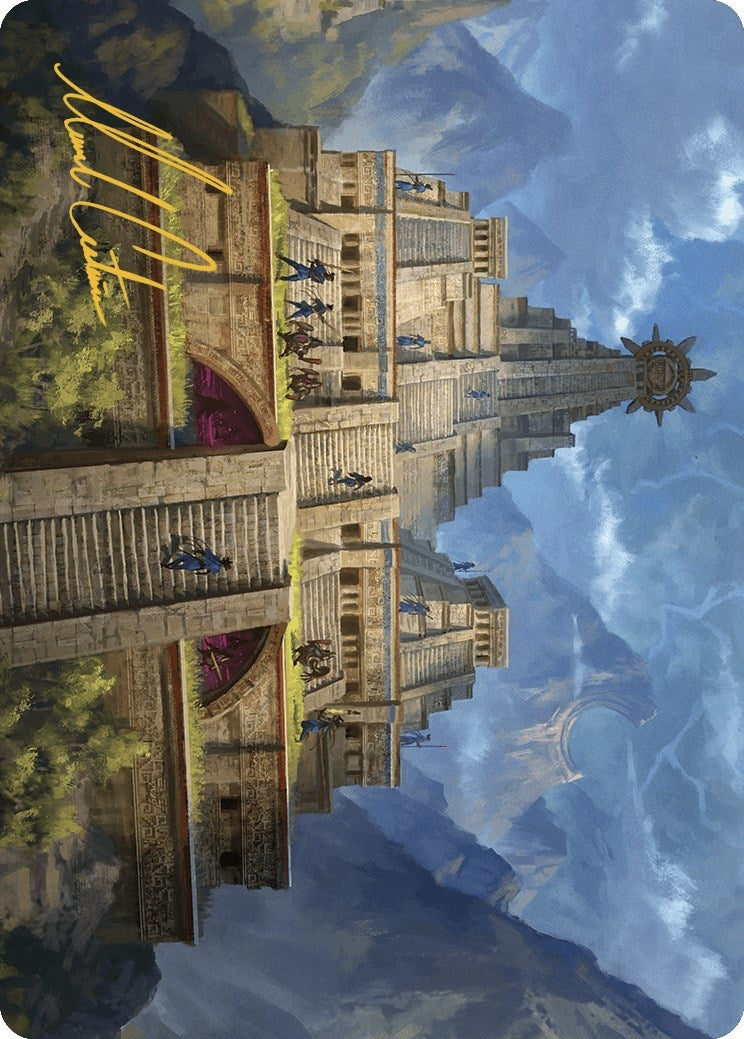 Barracks of the Thousand Art Card (Gold-Stamped Signature) (6) (Art Series: The Lost Caverns of Ixalan)