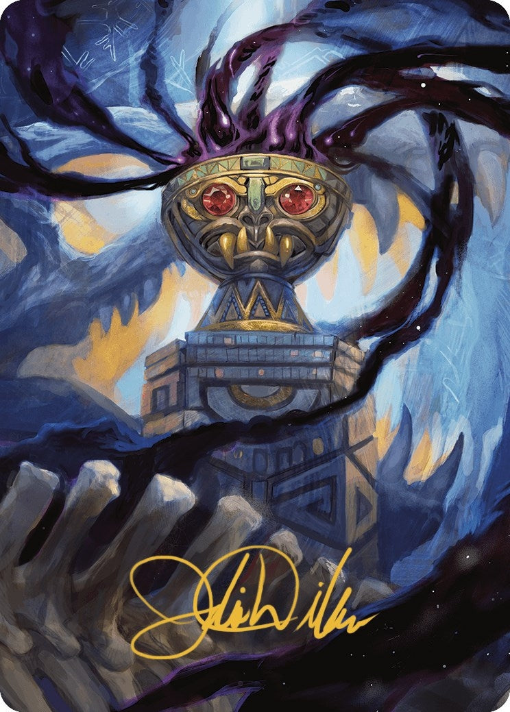Chalice of the Void Art Card (Gold-Stamped Signature) (79) (Art Series: The Lost Caverns of Ixalan)