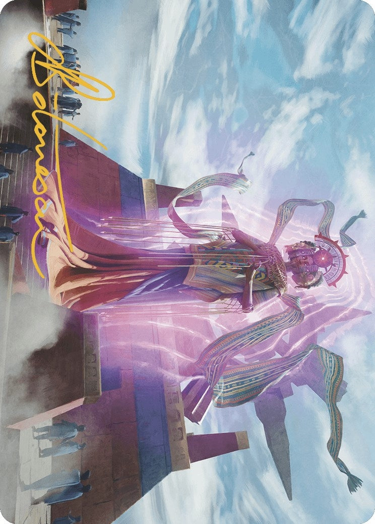 Ojer Taq, Deepest Foundation Art Card (4/81) (Gold-Stamped Signature) (4) (Art Series: The Lost Caverns of Ixalan)
