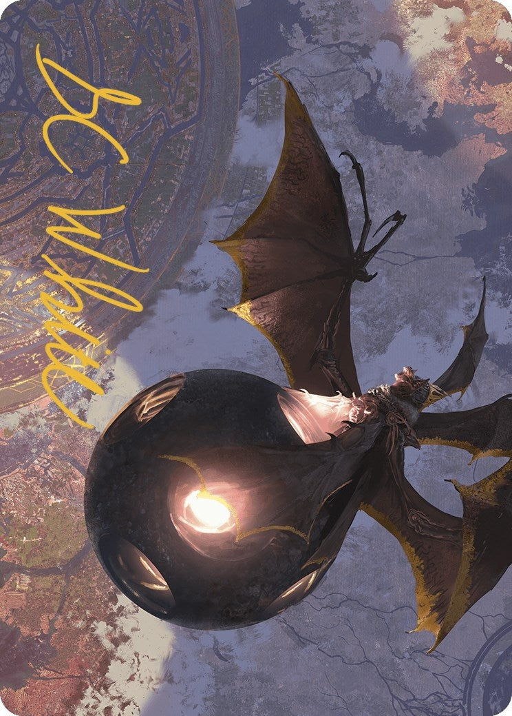 Malicious Eclipse Art Card (Gold-Stamped Signature) (17) (Art Series: The Lost Caverns of Ixalan)