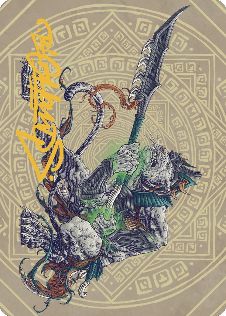 Kutzil, Malamet Exemplar Art Card (Gold-Stamped Signature) (50) (Art Series: The Lost Caverns of Ixalan)