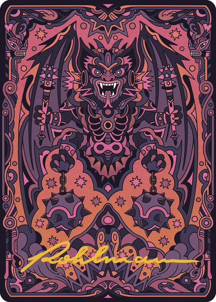 Bloodletter of Aclazotz Art Card (61/81) (Gold-Stamped Signature) (61) (Art Series: The Lost Caverns of Ixalan)