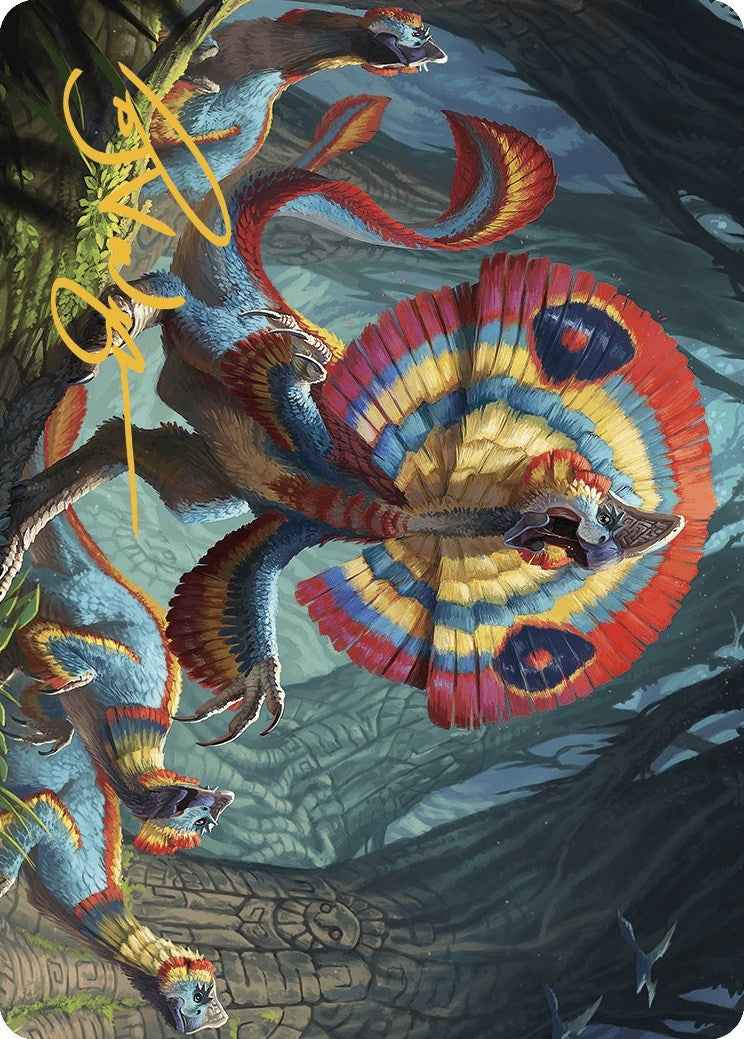 Sunfrill Imitator Art Card (Gold-Stamped Signature) (78) (Art Series: The Lost Caverns of Ixalan)