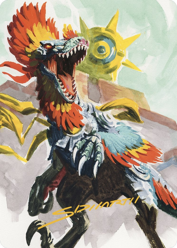 Pantlaza, Sun-Favored Art Card (Gold-Stamped Signature) (75) (Art Series: The Lost Caverns of Ixalan)