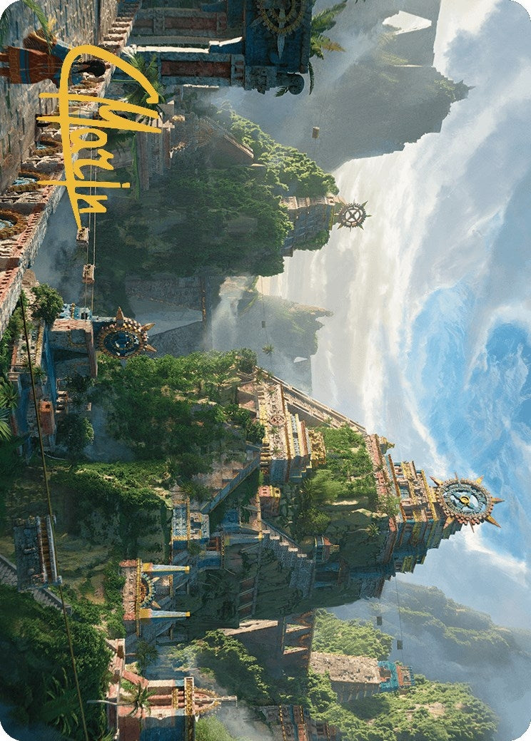 Clifftop Retreat Art Card (Gold-Stamped Signature) (81) (Art Series: The Lost Caverns of Ixalan)