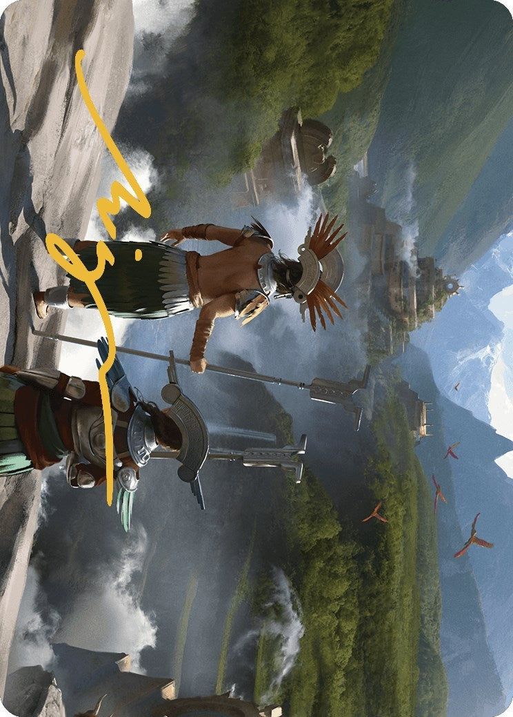 Glimpse the Core Art Card (Gold-Stamped Signature) (25) (Art Series: The Lost Caverns of Ixalan)