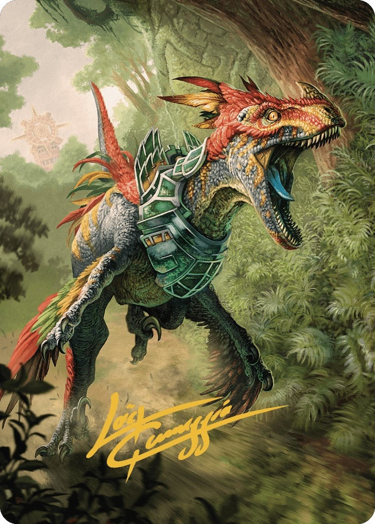 Dinosaur Token Art Card (Gold-Stamped Signature) (67) (Art Series: The Lost Caverns of Ixalan)