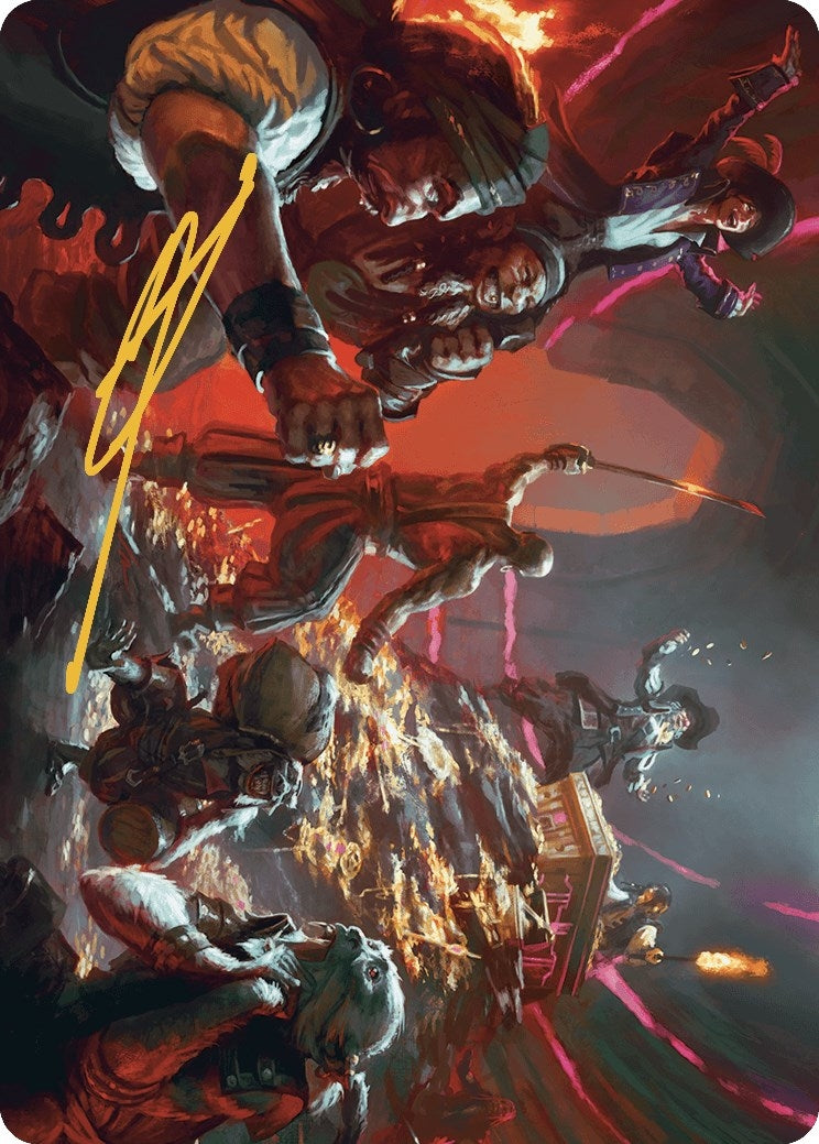 Hit the Mother Lode Art Card (Gold-Stamped Signature) (19) (Art Series: The Lost Caverns of Ixalan)
