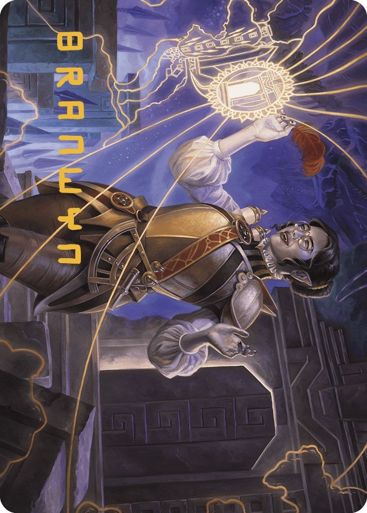 Amalia Benavides Aguirre Art Card (33/81) (Gold-Stamped Signature) (33) (Art Series: The Lost Caverns of Ixalan)