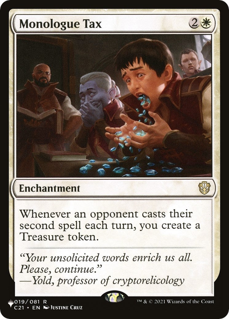 Monologue Tax (019/081) (The List Reprints)