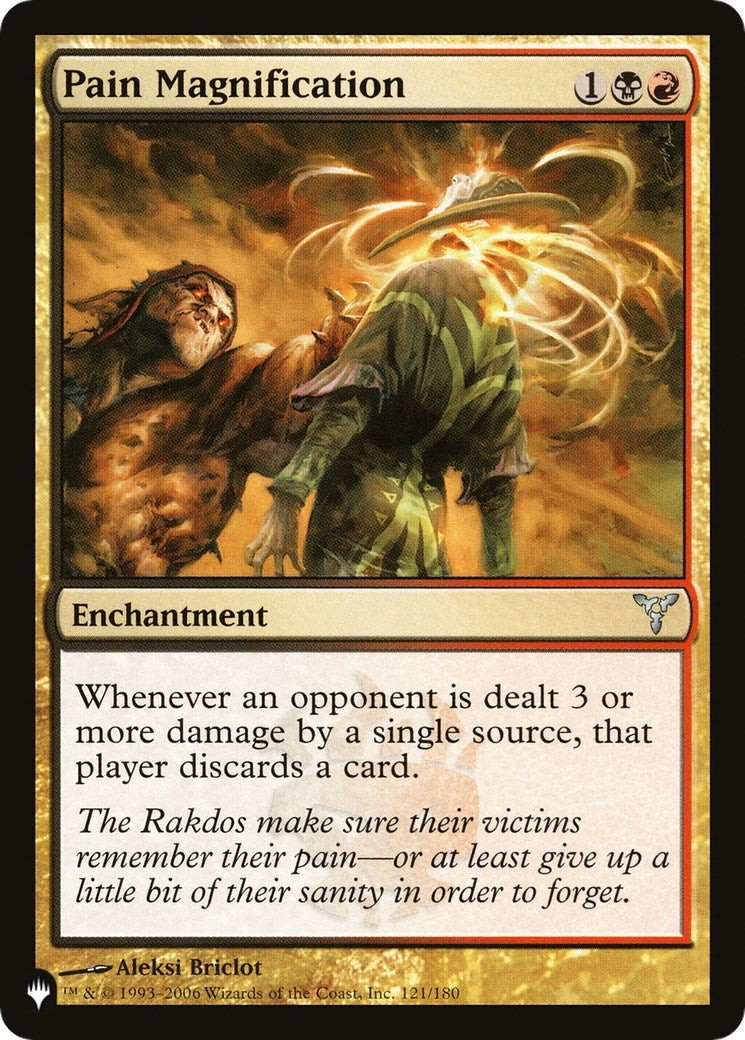 Pain Magnification (121/180) (The List Reprints)