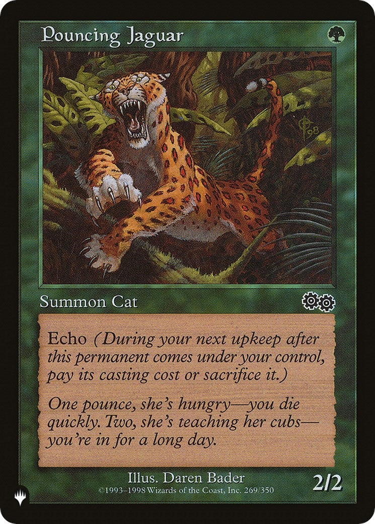 Pouncing Jaguar (269/350) (The List Reprints)