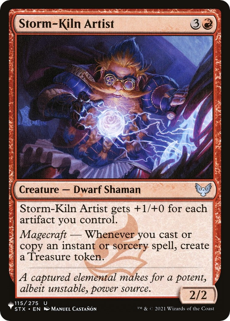 Storm-Kiln Artist (115/275) (The List Reprints)