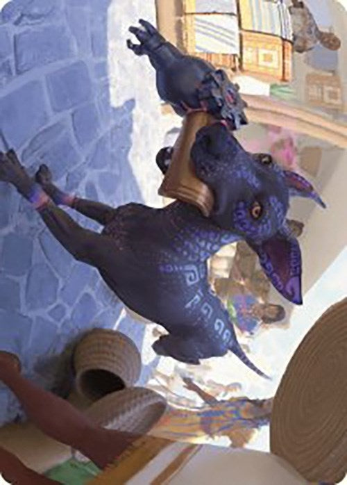 Mischievous Pup Art Card (3) (Art Series: The Lost Caverns of Ixalan)