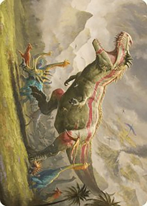 Ghalta, Stampede Tyrant Art Card (24) (Art Series: The Lost Caverns of Ixalan)