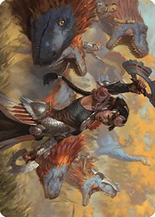 Huatli, Poet of Unity Art Card (27) (Art Series: The Lost Caverns of Ixalan)