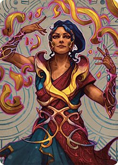 Saheeli, the Sun's Brilliance Art Card (52) (Art Series: The Lost Caverns of Ixalan)