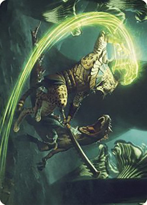 Contest of Claws Art Card (72) (Art Series: The Lost Caverns of Ixalan)
