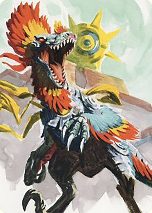 Pantlaza, Sun-Favored Art Card (75) (Art Series: The Lost Caverns of Ixalan)