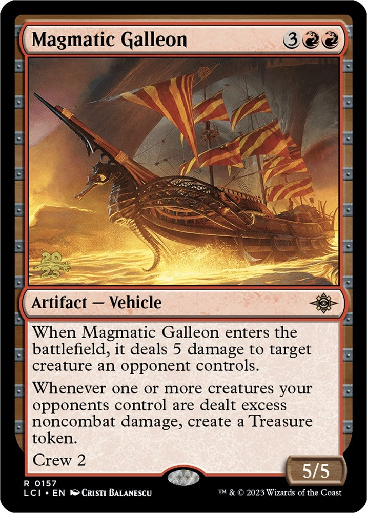 Magmatic Galleon (157) (Prerelease Cards)