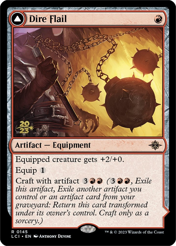 Dire Flail (145) (Prerelease Cards)