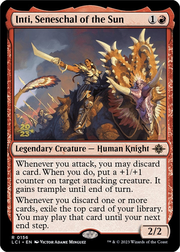 Inti, Seneschal of the Sun (156) (Prerelease Cards)
