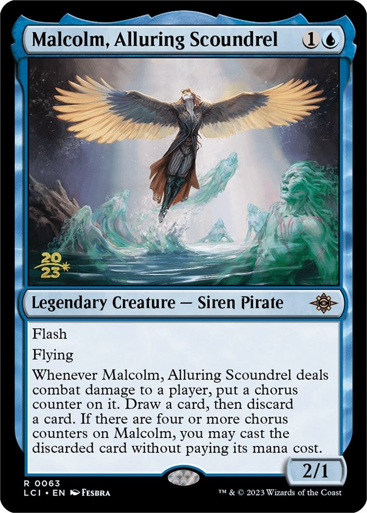 Malcolm, Alluring Scoundrel (63) (Prerelease Cards)
