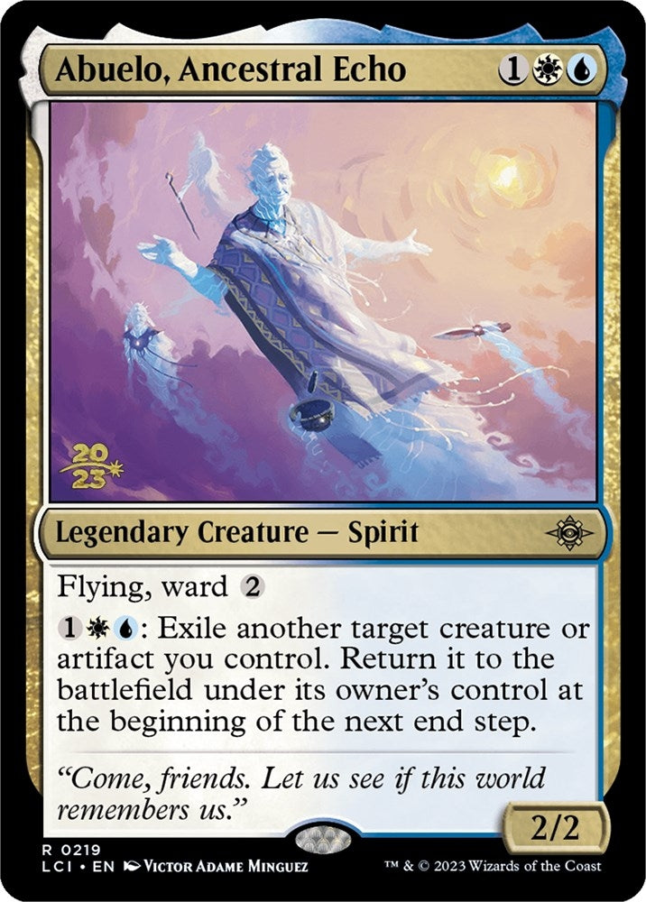 Abuelo, Ancestral Echo (219) (Prerelease Cards)