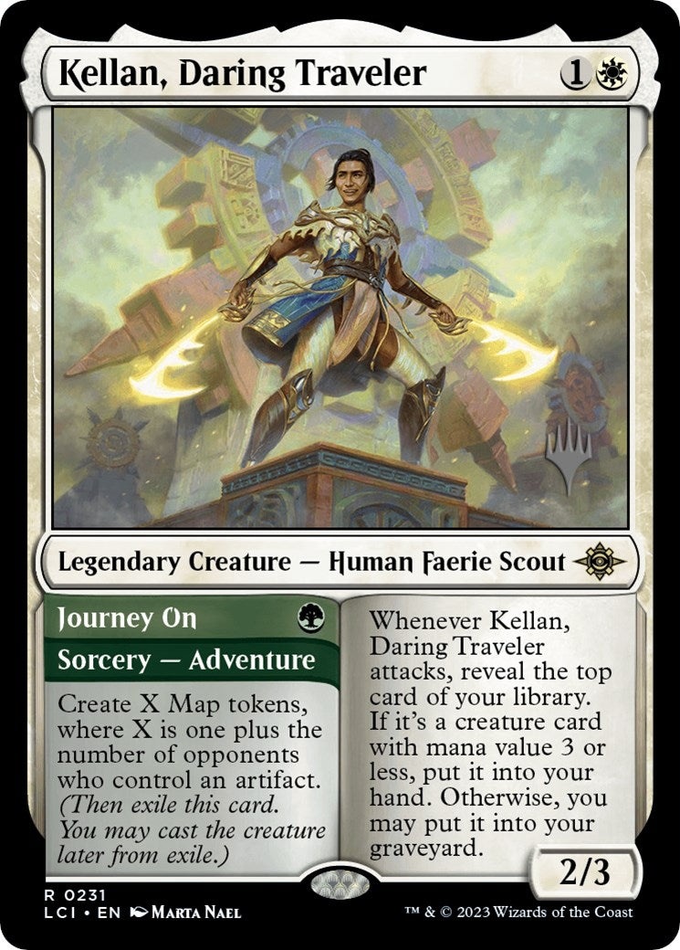 Kellan, Daring Traveler (231) (Promo Pack: The Lost Caverns of Ixalan)