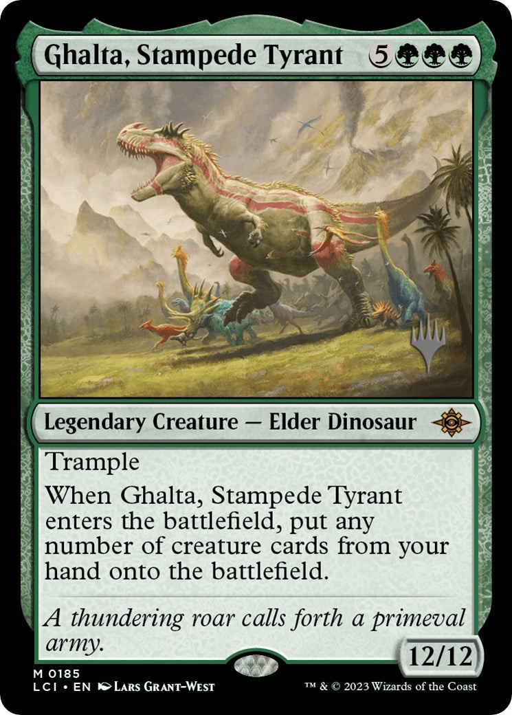 Ghalta, Stampede Tyrant (185) (Promo Pack: The Lost Caverns of Ixalan)