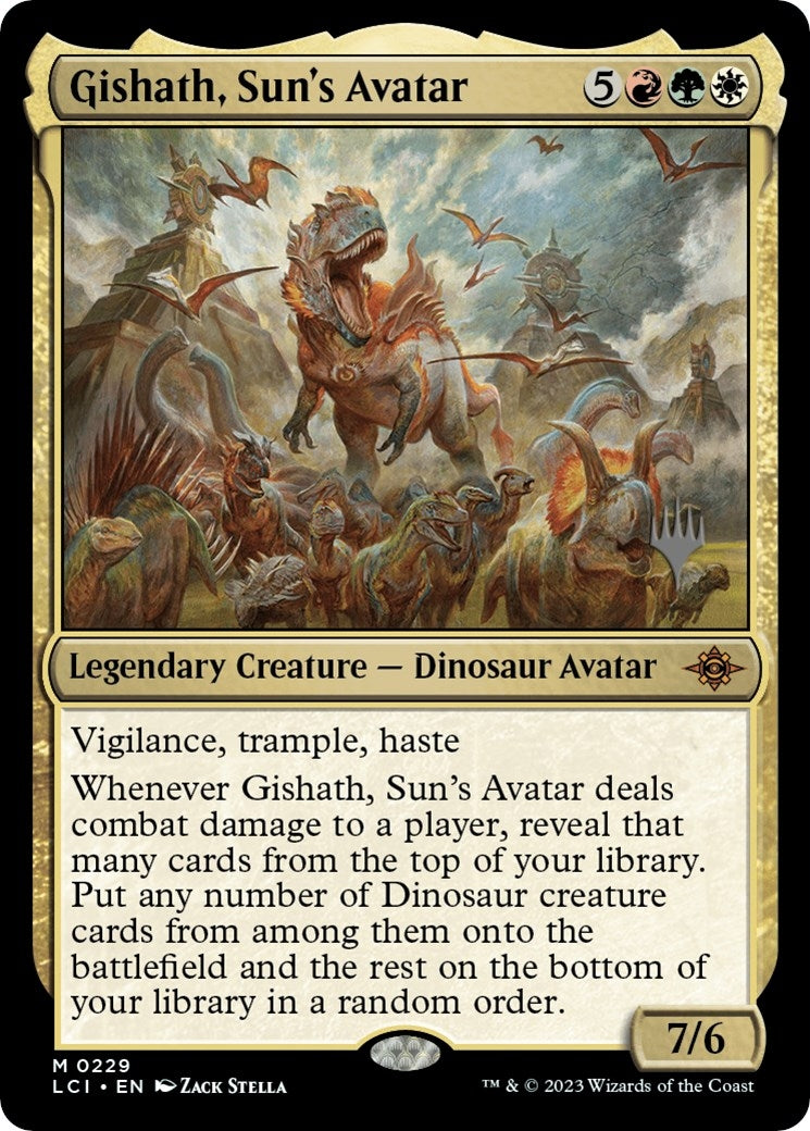 Gishath, Sun's Avatar (229) (Promo Pack: The Lost Caverns of Ixalan)
