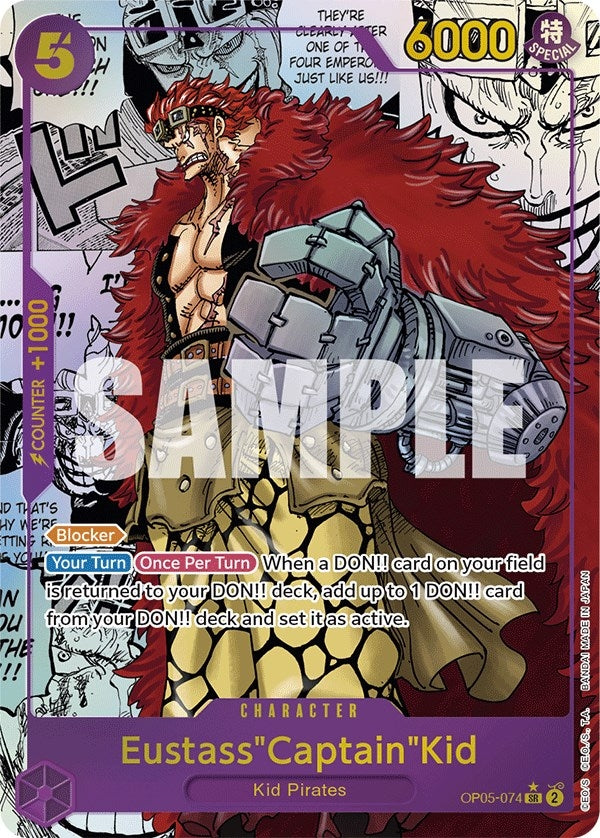Image for Eustass"Captain"Kid (Alternate Art) (Manga) (OP05-074) (Awakening of the New Era) - One Piece Card Game