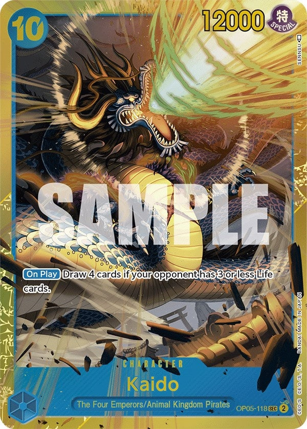 Image for Kaido (118) (OP05-118) (Awakening of the New Era) - One Piece Card Game