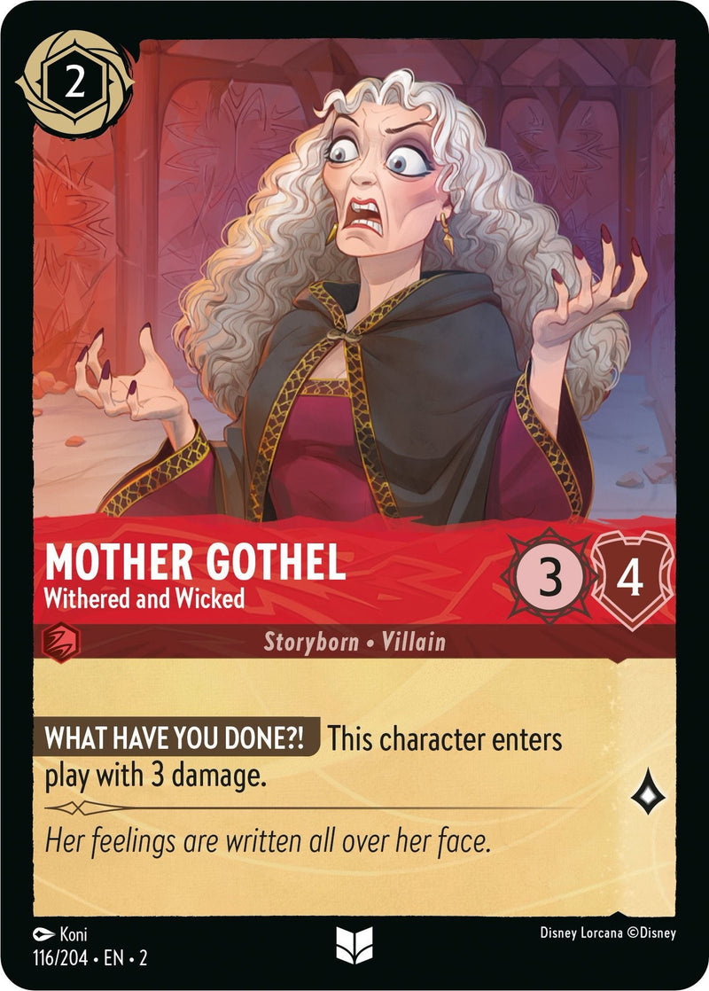 Mother Gothel - Withered and Wicked (116/204) (Rise of the Floodborn)