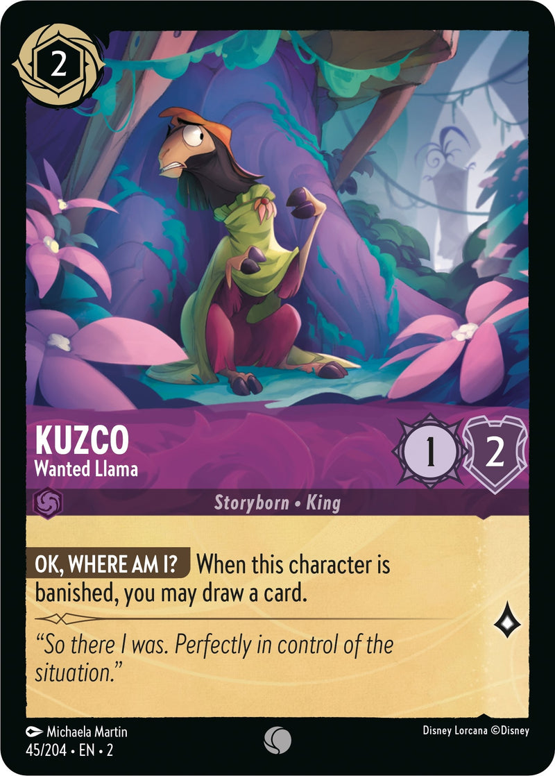 Kuzco - Wanted Llama (45/204) (Rise of the Floodborn)