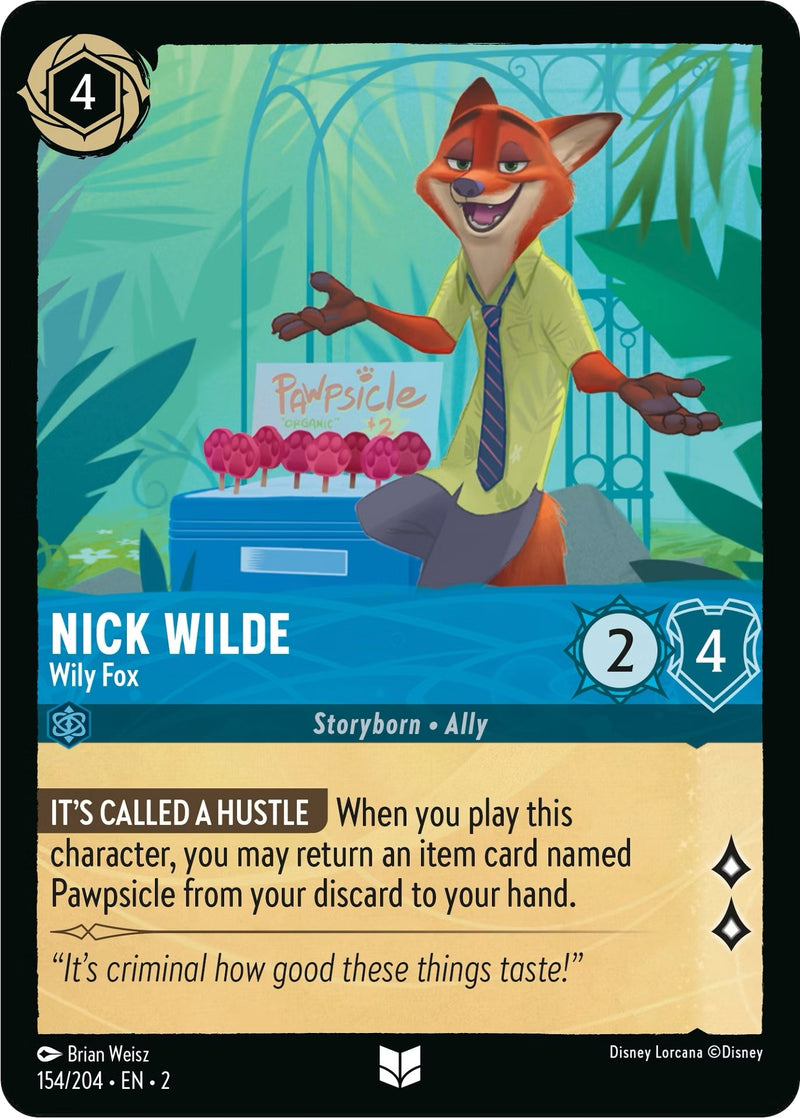 Nick Wilde - Wily Fox (154/204) (Rise of the Floodborn)