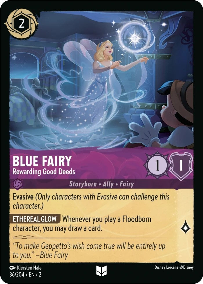 Blue Fairy - Rewarding Good Deeds (36/204) (Rise of the Floodborn)