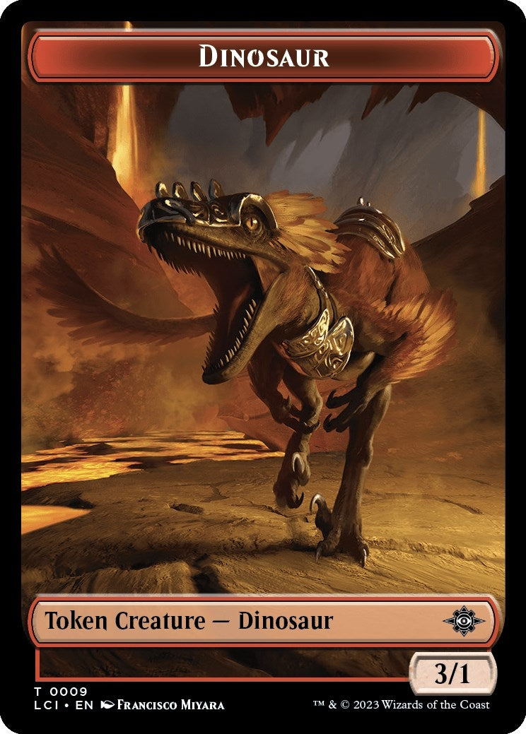 Dinosaur Token (0009) (9) (The Lost Caverns of Ixalan)