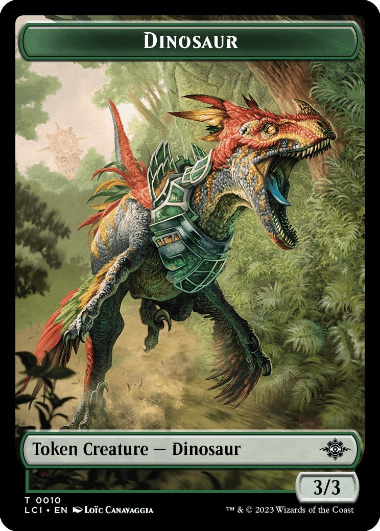 Dinosaur Token (0010) (10) (The Lost Caverns of Ixalan)